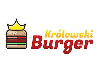 Projektowanie logo dla firm online Królewski Burger